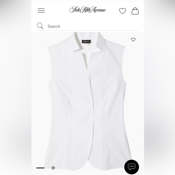 Akris Architecture Collection Stand-collar Blouse in White- Size 2 - NWT - Picture 6 of 16